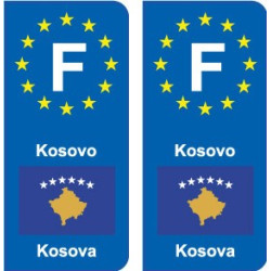 F Europa Kiribati placa etiqueta
