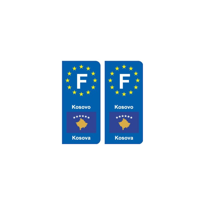 F Europe Kiribati sticker plate