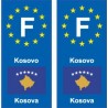 F Europa Kiribati aufkleber platte