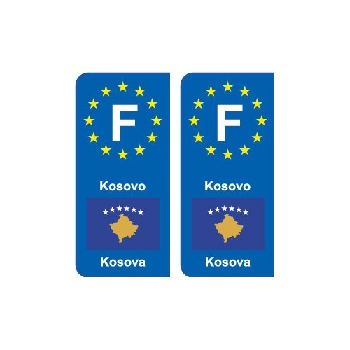 F Europa Kiribati adesivo piastra