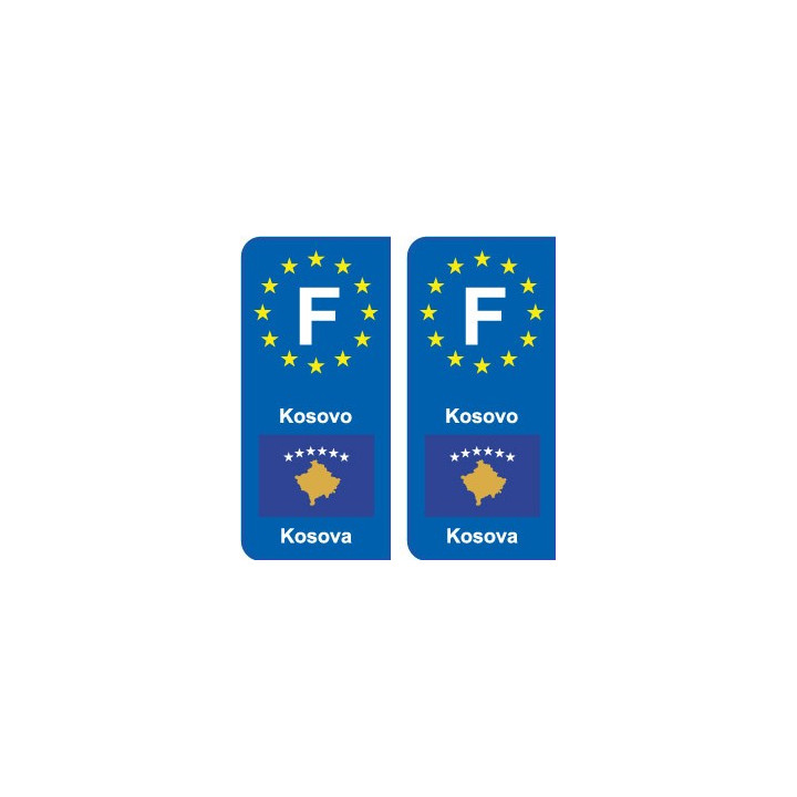F Europe Kiribati sticker plate