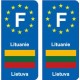 F Europa libia Libia placa etiqueta