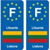 F Europa libia Libia placa etiqueta