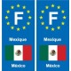 F Europe Angola autocollant plaque