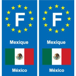 F Europe Angola autocollant plaque