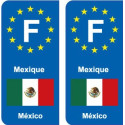 F Europe Angola autocollant plaque