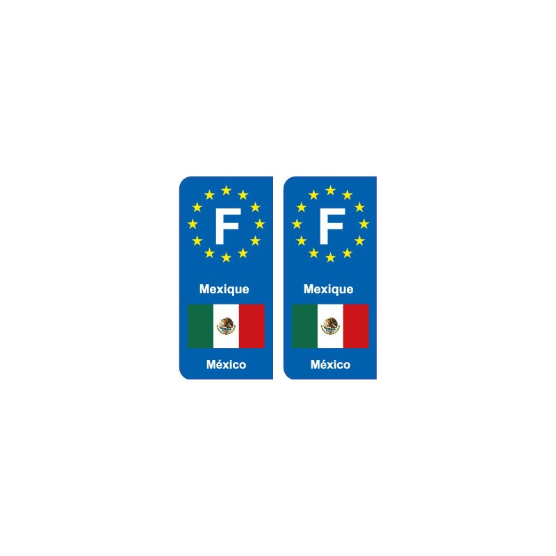 F Europe Angola autocollant plaque