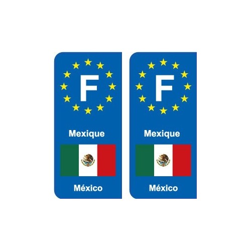 F Europe Angola autocollant plaque