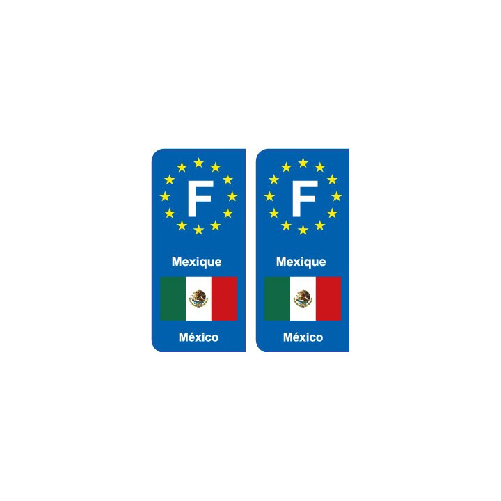 F Europe Angola autocollant plaque