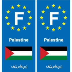 F Europe Palestine autocollant plaque