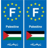 F Europe Palestine autocollant plaque