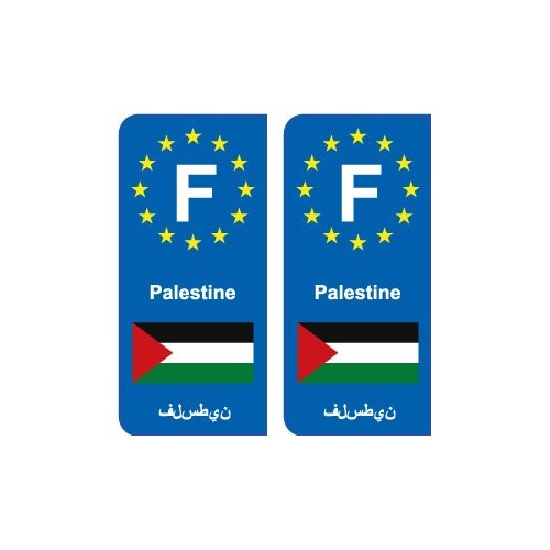 F Europe Palestine autocollant plaque
