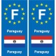 F Europe Angola autocollant plaque
