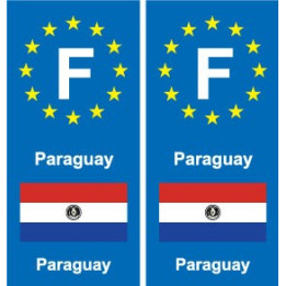 F Europe Angola autocollant plaque