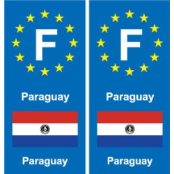F Europe Angola autocollant plaque