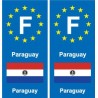 F Europe Angola autocollant plaque