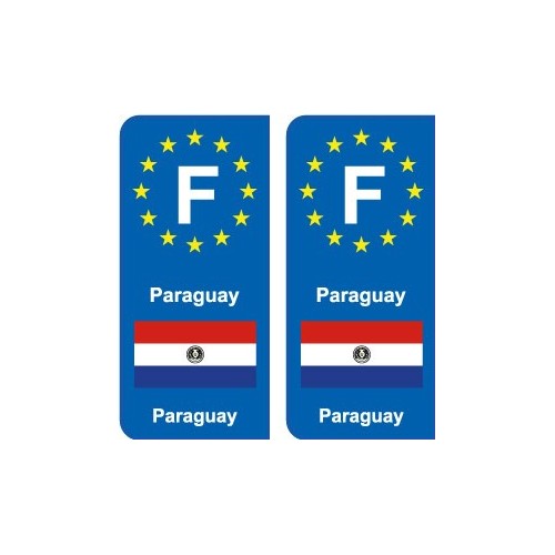 F Europe Angola autocollant plaque