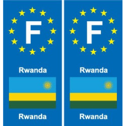 F Europa Ruanda adesivo piastra