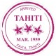 Tahiti logo 1959 autocollant adhésif sticker