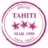 Tahiti logo 1959 autocollant adhésif sticker