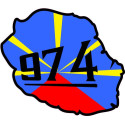 logotipo de groland etiqueta engomada de la etiqueta engomada adhesiva GRD