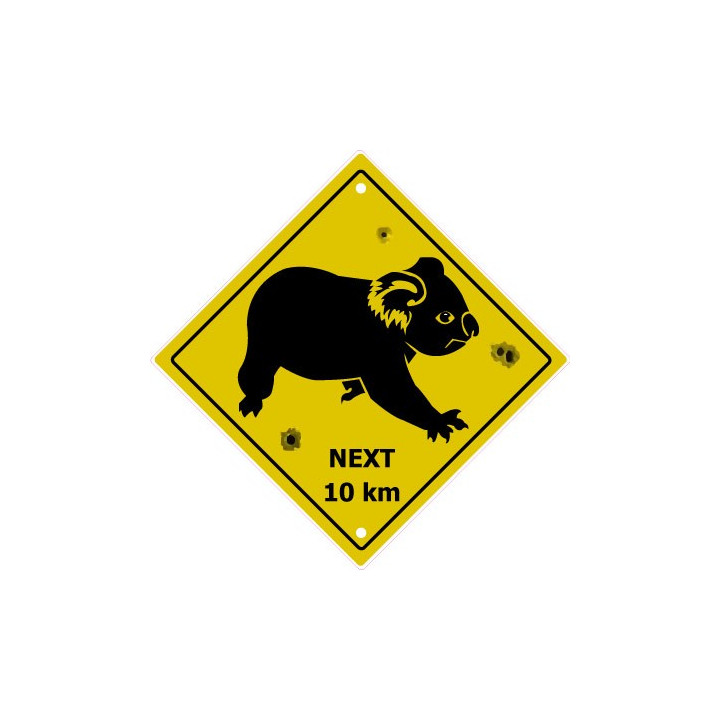 Koala Australien next 10km logo 21 autocollant adhésif sticker
