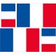 France set drapeau new logo 235 autocollant adhésif sticker