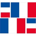 France set drapeau autocollant logo 235 - adhésif sticker
