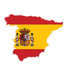 Espagne carte logo 143 autocollant adhésif sticker