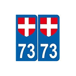 73 Savoie sticker plate