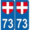 73 Savoie sticker plate
