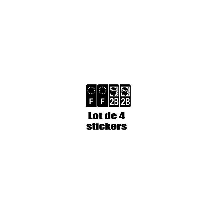 2B Corse sticker plate