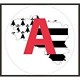 A jeune conducteur apprenti autocollant adhésif Bretagne région carte
