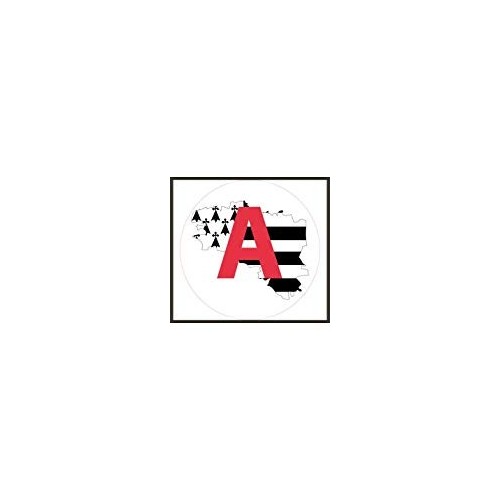 A jeune conducteur apprenti autocollant adhésif Bretagne région noire