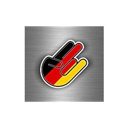 Aufkleber-Fahne Germany Deutschland sticker flag