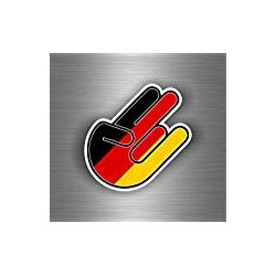 Aufkleber-Fahne Germany Deutschland sticker flag