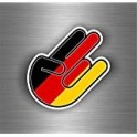 Autocollant Drapeau Germany Allemagne sticker flag