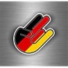 Autocollant Drapeau Germany Allemagne sticker flag