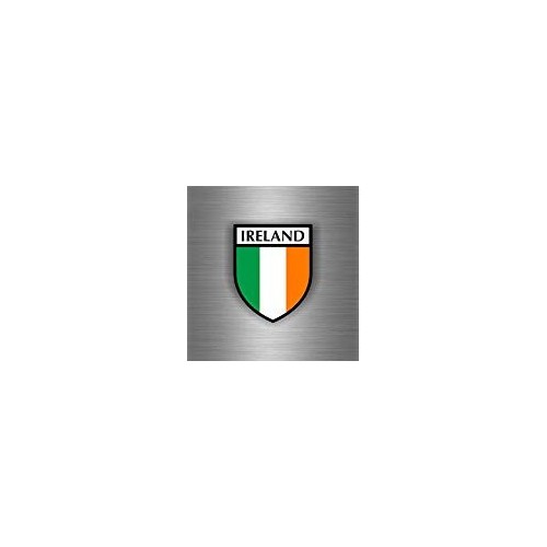 Autocollant sticker voiture tuning moto drapeau blason Irlande irlandais