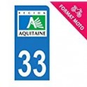 33 Gironde sticker adesivo piastra