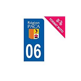 06 Alpes-Maritimes sticker plate
