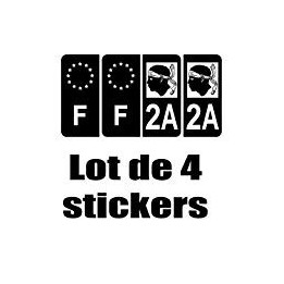 2B Corse sticker plate
