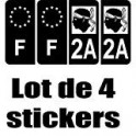 2B Corse sticker plate