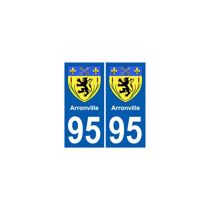 95 Aincourt blason autocollant plaque stickers ville