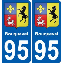95 Bouqueval wappen aufkleber typenschild aufkleber stadt