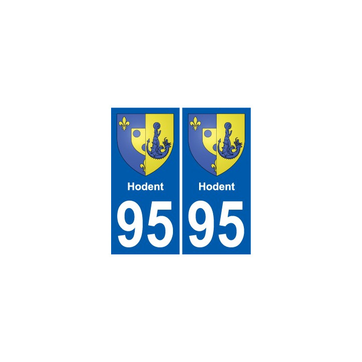 95 Hodent wappen aufkleber typenschild aufkleber stadt