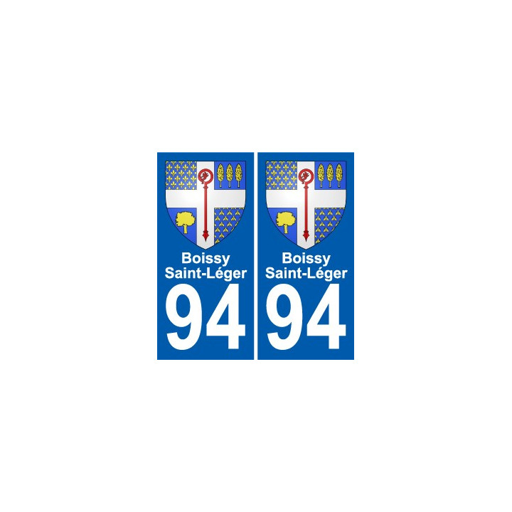 94 Boissy-Saint-Léger wappen aufkleber sticker plakette ez stadt