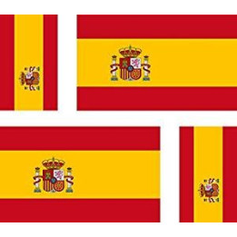 Pegatina de la Bandera de españa España etiqueta engomada de la bandera