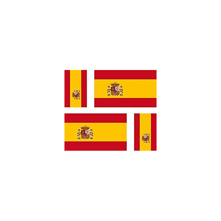 Pegatina de la Bandera de españa España etiqueta engomada de la bandera