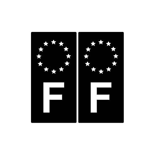 F Europa nero adesivo piastra